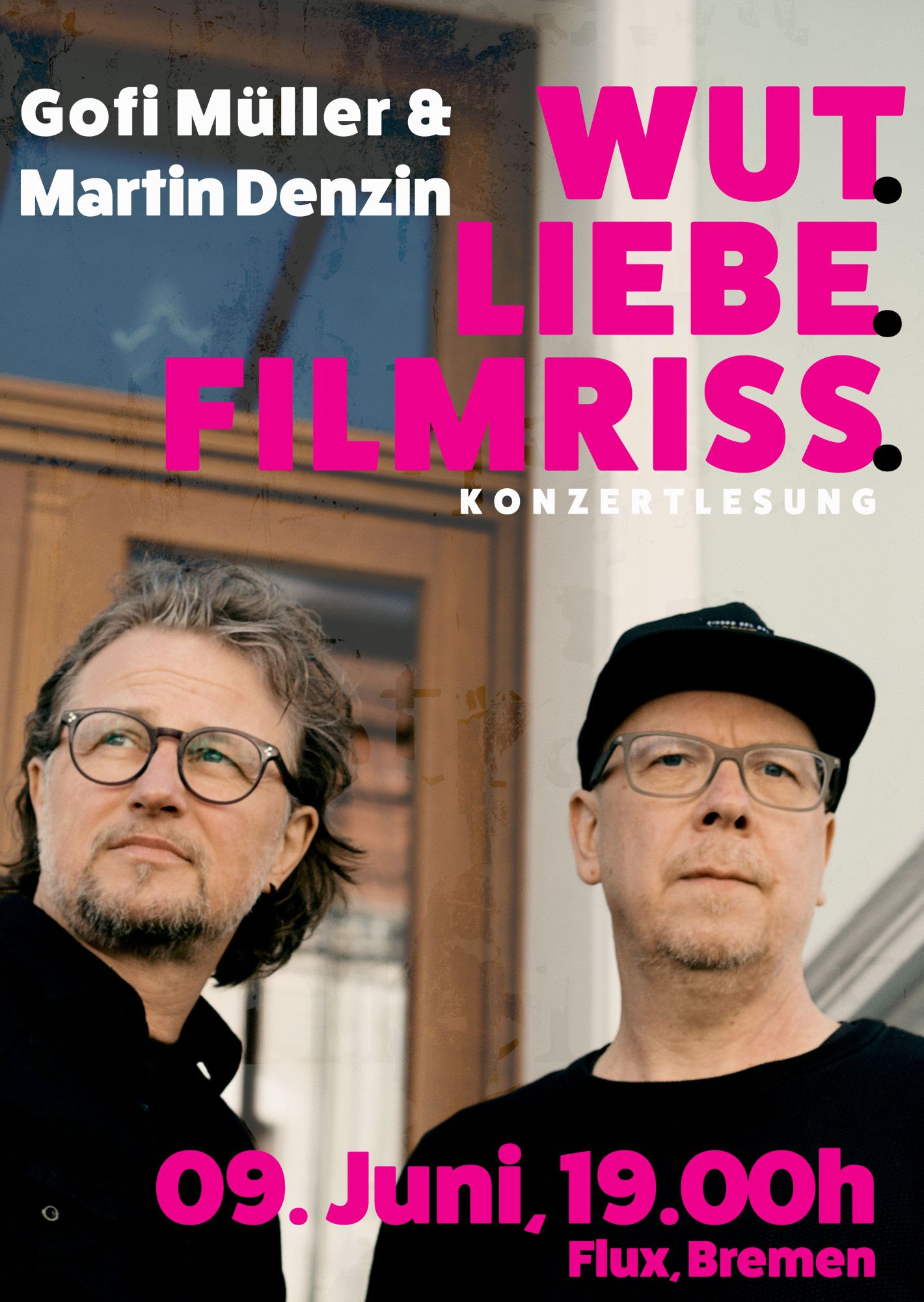 Konzertlesung WUT. LIEBE. FILMRISS.