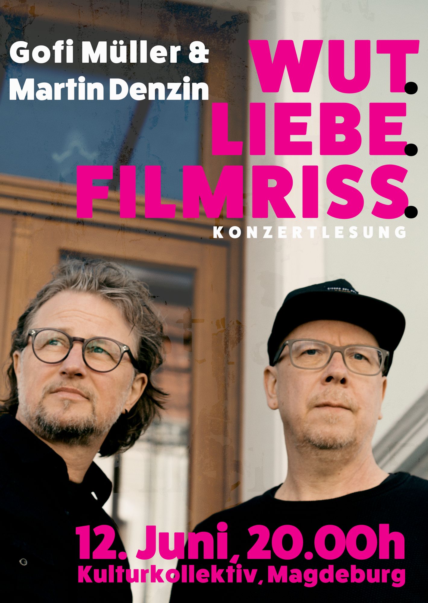 Konzertlesung WUT. LIEBE. FILMRISS.